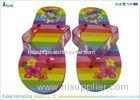 Personalized Rainbow Children Rubber Flip Flops High Density