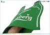 Green Cheering EVA Foam Hand Beer Advertising With Sewing Process