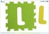 Green Letter Interlocking EVA Floor Mat Size 30*30cm Thickness 10mm
