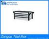 Black Durable Steel 3 / 4 Drawer Intermediate Roller Tool Box