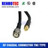 RF Pigtail RP-TNC Plug to SMA Plug Cable LMR195