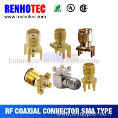 Hot selling good quality sma female straight pcb rf connector oem price