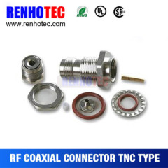 Waterproof TNC Female/Jack RF Coaxial Connector