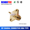 New hot Factory RF coaxial female flange right angle SMA connectors