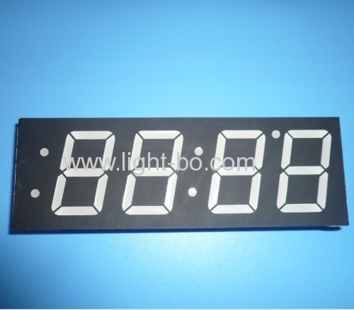 Ultra red 4 digit 1.2" 7 segment led clock display for digital clock indicator