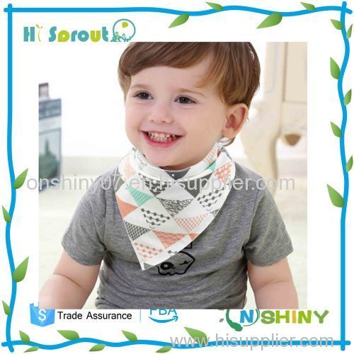 wholesale good quality baby double cotton bibs bandana