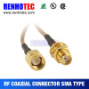 rf connectors jack to plug male to female coaxial electrical connectors sma type