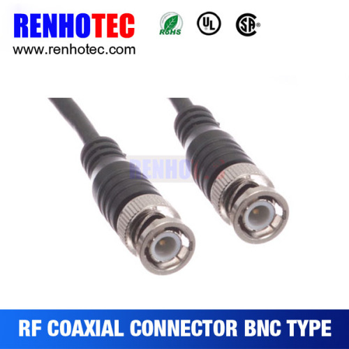 BNC Male to BNC Male Hose Connectors Cable Assembly RF Magnetic Connectors