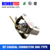 Made in China 90 BNC Jack PCB Mount Coaxial Connectors RF Magnetic Electronic Connectors