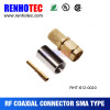 SMA connector male crimp Connector RG58 cable competitive price sma connector