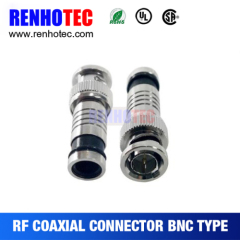 Zinc Alloy Compression Type BNC Male Connectors