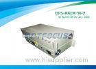 19'' Fiber Media Converter Rack 16 Slots 2U AC220V DC - 48V Card Module Type