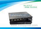DF SM 1310nm 20KM Poe Fiber Switch 100BASE - Fx 4 Port 10 / 100BASE - Tx SC
