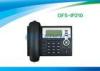 Black 3 Way Call IP Corded Phone POE 275MHz Broadcom Wifi Chip 0.94kg Auto Provisioning Upgrade