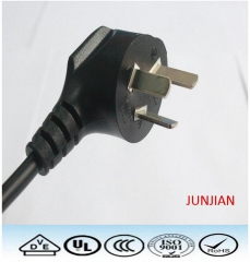 3C standard 3 pin power plug wire