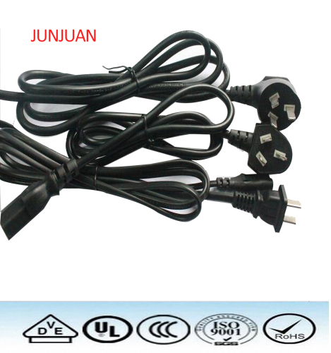 Factory price high quality 3C power plug cord