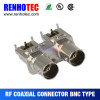 Male BNC plug 90 degree connector crimp RG 58 RG59 RG6