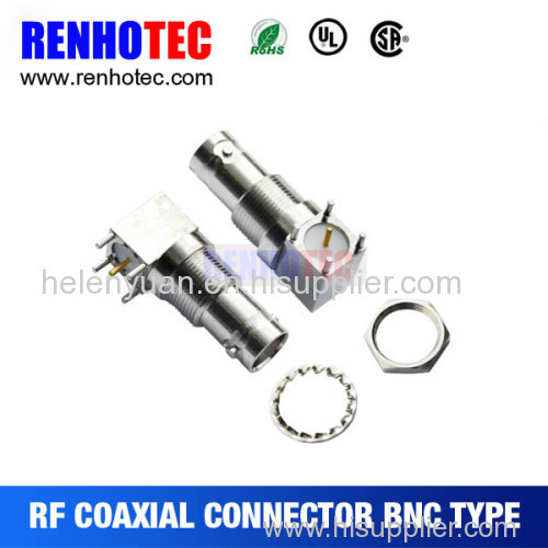 5-pin PCB to BNC female connector 90 degree