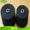 nm10s/1 black recycled cotton glove yarn