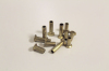 Flat head brass rivet