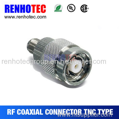 male crimp tnc male plug connector for security systems