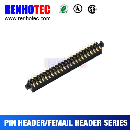 PCB Design Pitch 180 Degree Double Row SMT Female Pin Header