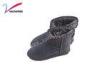 Stylish Short shaft womens waterproof snow boots with flats outsole