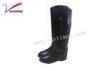 Non slip Rubber fashionable rain boots with 35 - 42 size EVA Insole