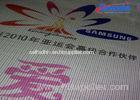 260G/SQM UV Screen Printed Mesh Fabric for Decoration / Exhibition Graphics