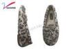 OEM Classic Leopard Comfortable Moccasin House Shoes Slip - On