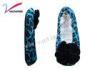 Micro velvet womens slipper shoes / Unisex flat comfortable shoes