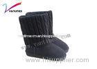 Outdoor Lovely Warm lady Womens Luxury Boots with knit leg / Microfibre