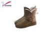 Comfortable Non slip thicker flat short boots clastic luxury
