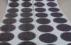 White Sticky Velcro Adhesive Dots For Transparent Release Paper