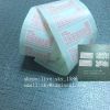 Date Printing Brittle Destructible Tamper Proof Stickers Red Rectangle Security Seals Labels