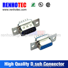 high destiny 15 pin d sub connector with high quality