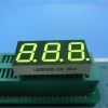 Common cathode super bright green 0.56&quot; triple digit 7 segment led display for digital instrument panel