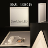 600*600 38W 3200LM HIGHEND LED PANEL LIGHT REAL UGR 19 5years warranty