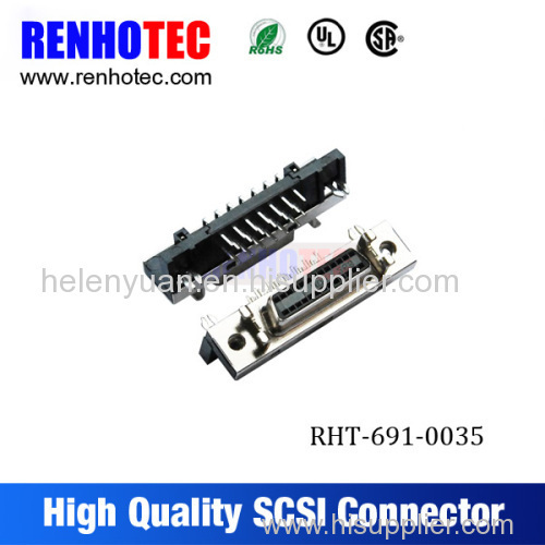 SCSI 36 PIN Shrapnel type connector &metal hood