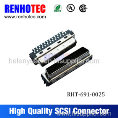 SCSI Female Connector with Current Rating and 68 Positions