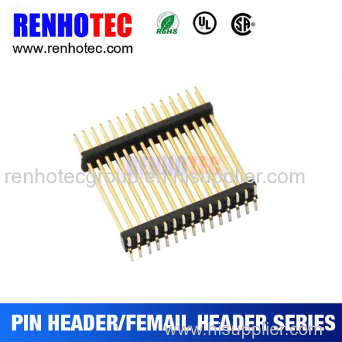 New 2.54mm pitch round pin headers connector with OEM