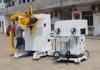 Hydraulic Loading Car Decoiler Straightener Feeder For Electron Industry