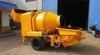 Pulling Speed 8km/H Towable Concrete Mixer Concrete Pump Truck Used In Site