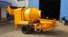 Pulling Speed 8km/H Towable Concrete Mixer Concrete Pump Truck Used In Site