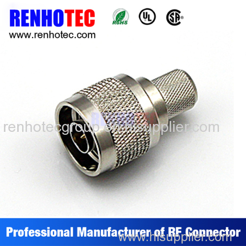 male crimp N connectors