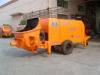 Professional Cement Mixer Trailer Concrete Pump Adjust Horizontal Double Columns