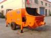 16 MPa Diesel Trailer Concrete Pump 2 Hyraulic Legs 145Kw Air Cooling