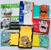 Custom Destructible Label Any Size Hello My Name Is Graffiti Eggshell Blank Stickers Name Tags