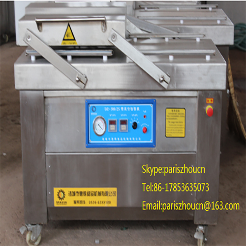 Small double chamber vacuum packaging machines
