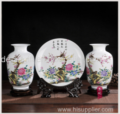 ceramic chinese decorative flower vase for home centerpiece